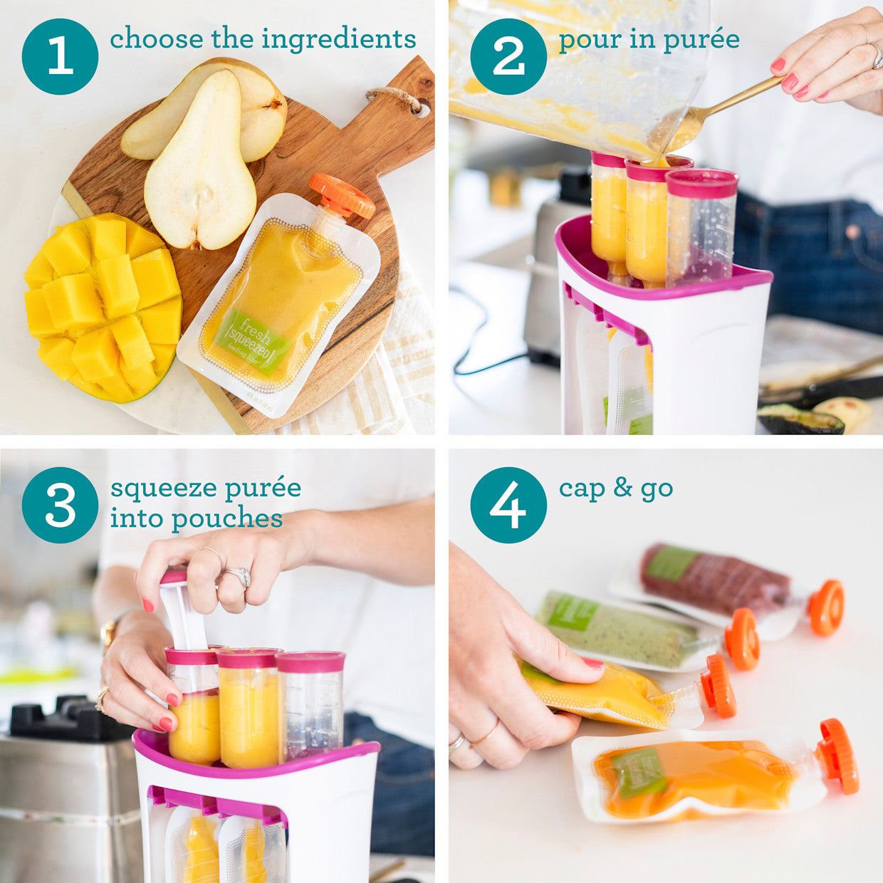 Baby Fresh Squeeze Station: Homemade Goodness in Every Pouch