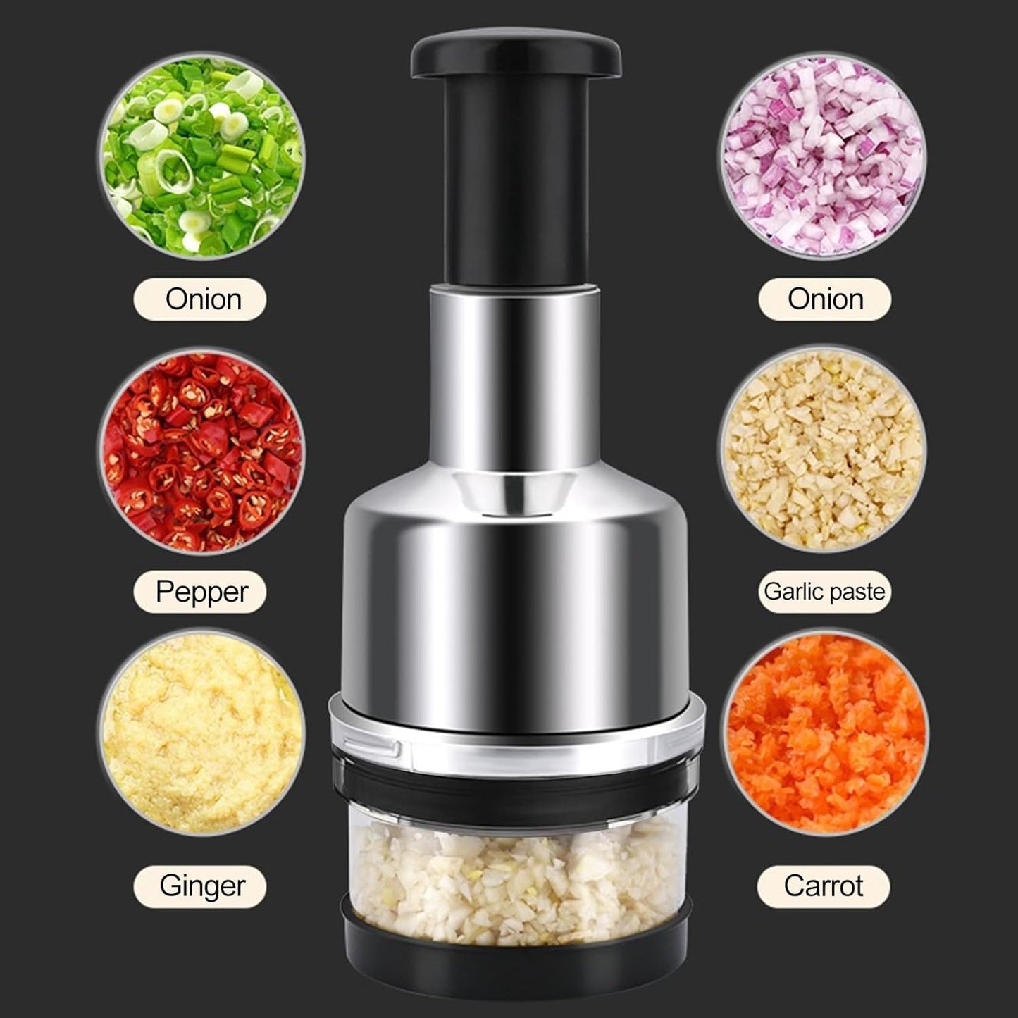 QuickPress Veggie Chopper – Chop Like a Chef in Seconds!