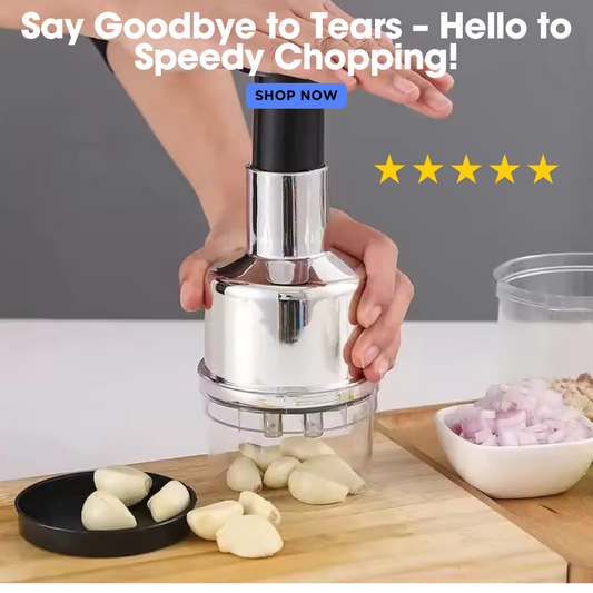 QuickPress Veggie Chopper – Chop Like a Chef in Seconds!