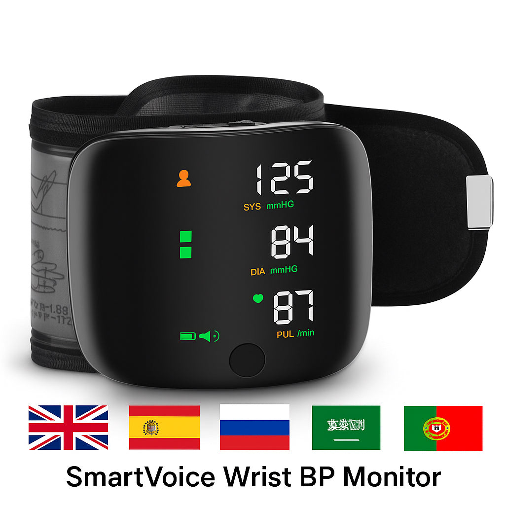 SmartVoice Wrist BP Monitor