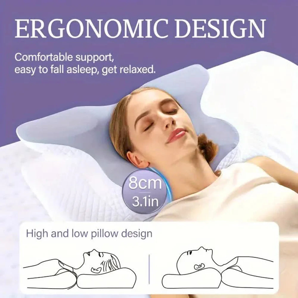 SilentRelief Orthopedic Pillow - Wake up without stiffness or strain