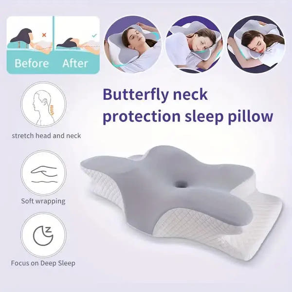 SilentRelief Orthopedic Pillow - Wake up without stiffness or strain